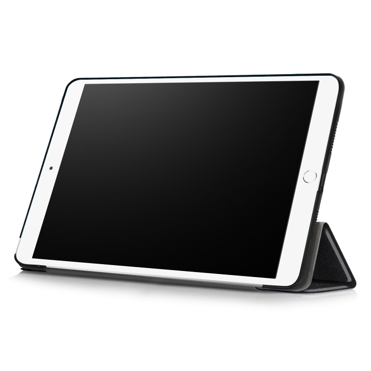 Custer Texture Horizontal Flip Leather Case for  iPad Air 2019 10.5 inch, with Three-folding Holder & Sleep / Wake-up Function, For iPad Air 2019 10.5 inch