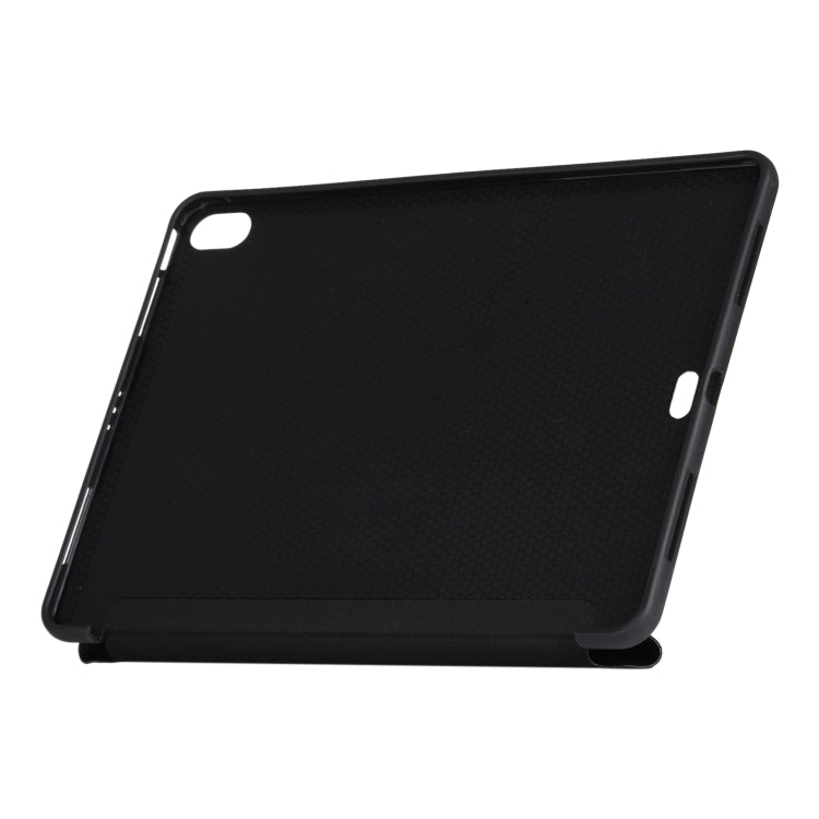 Millet Texture PU+ Silicone Full Coverage Leather Case with Multi-folding Holder for iPad Air (2020) 10.9 inch, For iPad Air (2020) 10.9 inch