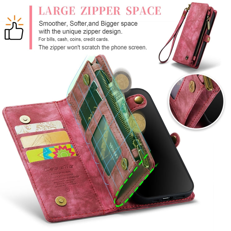 For iPhone XS Max CaseMe Detachable Multifunctional Horizontal Flip Leather Case with Card Slot & Holder & Zipper Wallet & Photo Frame, For iPhone XS Max