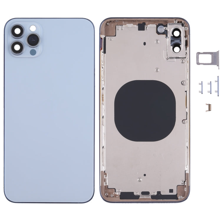 Back Housing Cover with Appearance Imitation of iP13 Pro Max for iPhone XS Max, for iPhone XS Max(Black), for iPhone XS Max(Gold), for iPhone XS Max(Blue, for iPhone XS Max(White)