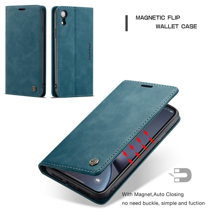 For iPhone XR CaseMe-013 Multifunctional Retro Frosted Horizontal Flip Leather Case with Card Slot & Holder & Wallet, For iPhone XR