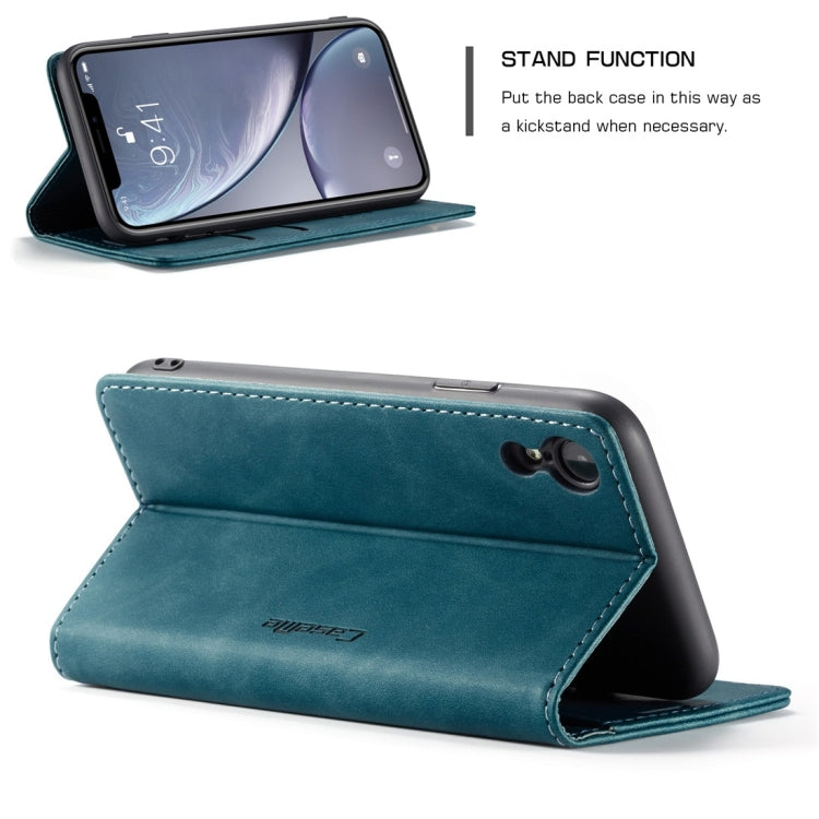 For iPhone XR CaseMe-013 Multifunctional Retro Frosted Horizontal Flip Leather Case with Card Slot & Holder & Wallet, For iPhone XR
