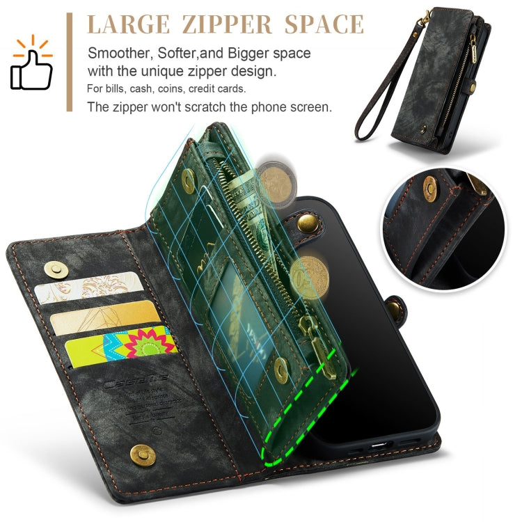 For iPhone XR CaseMe Detachable Multifunctional Horizontal Flip Leather Case with Card Slot & Holder & Zipper Wallet & Photo Frame, For iPhone XR, For iPhone  XR
