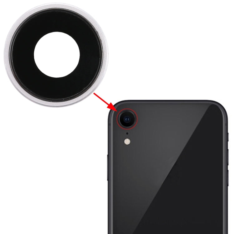 Back Camera Bezel with Lens Cover for iPhone XR, For iPhone XR, For iPhone XR(Rose Gold)