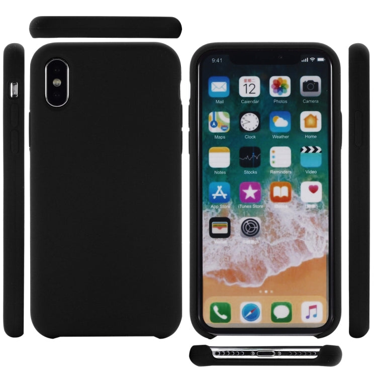 For iPhone XR Four Corners Full Coverage Liquid Silicone Case, XR, For XR