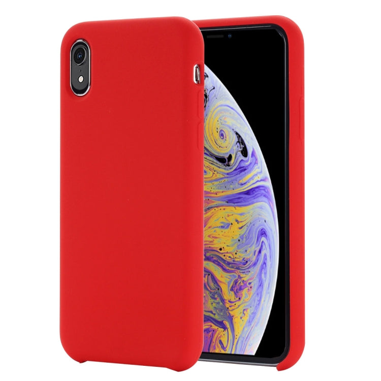 For iPhone XR Four Corners Full Coverage Liquid Silicone Case, XR, For XR