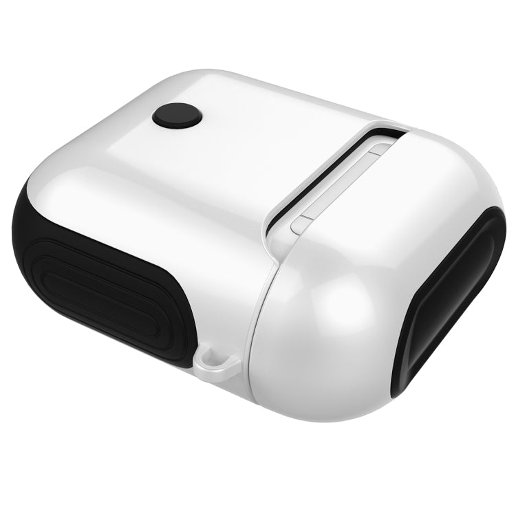 Varnished PC Bluetooth Earphones Case Anti-lost Storage Bag for Apple AirPods 1/2