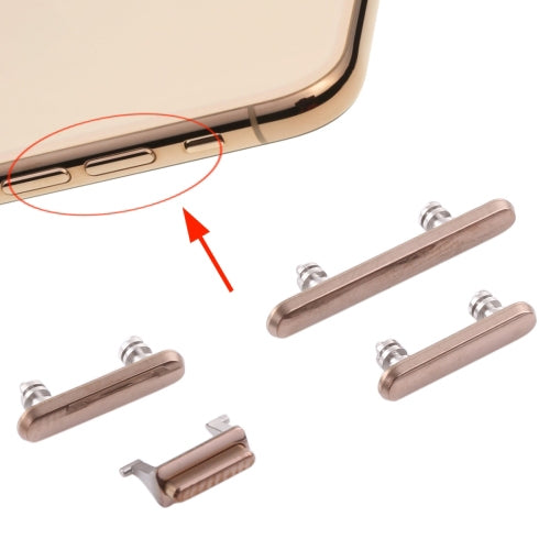 Side Keys (Power Button + Volume Button + Mute Button) for iPhone XS / XS Max, For iPhone XS / XS Max, For XS / XS Max