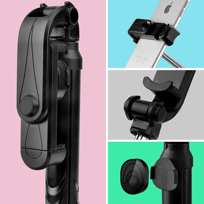 XT10 Multi-function Mobile Live Broadcast Bluetooth Self-timer Pole Tripod