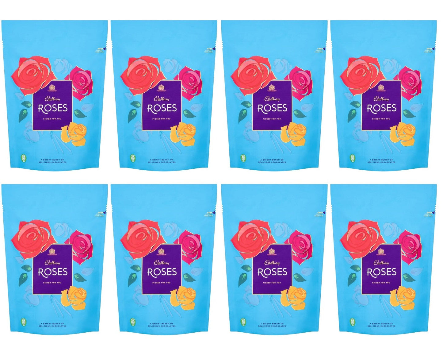 8 x Cadbury Roses Pouch - 270GM