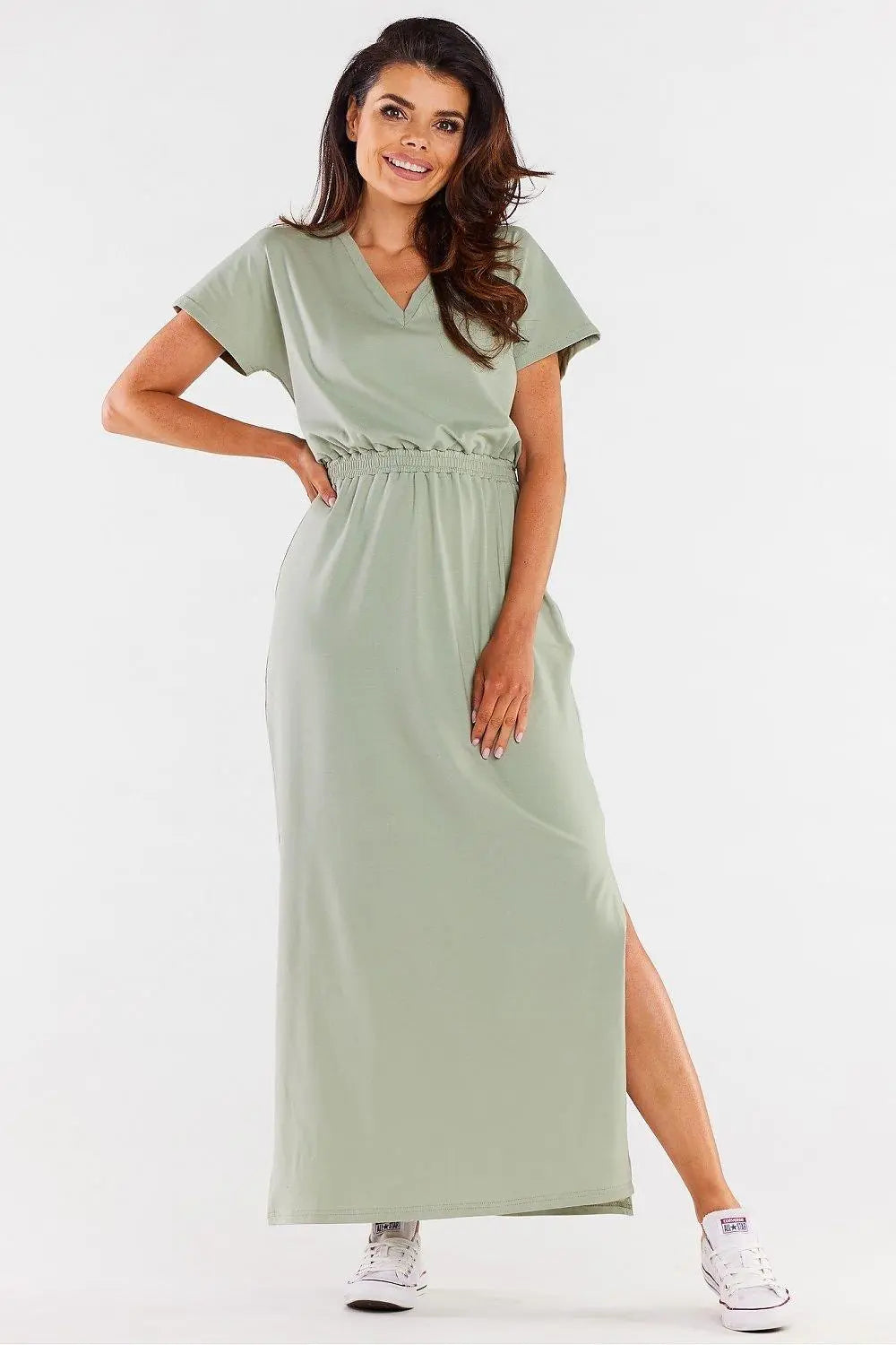 Infinite You heart neckline maxi dress