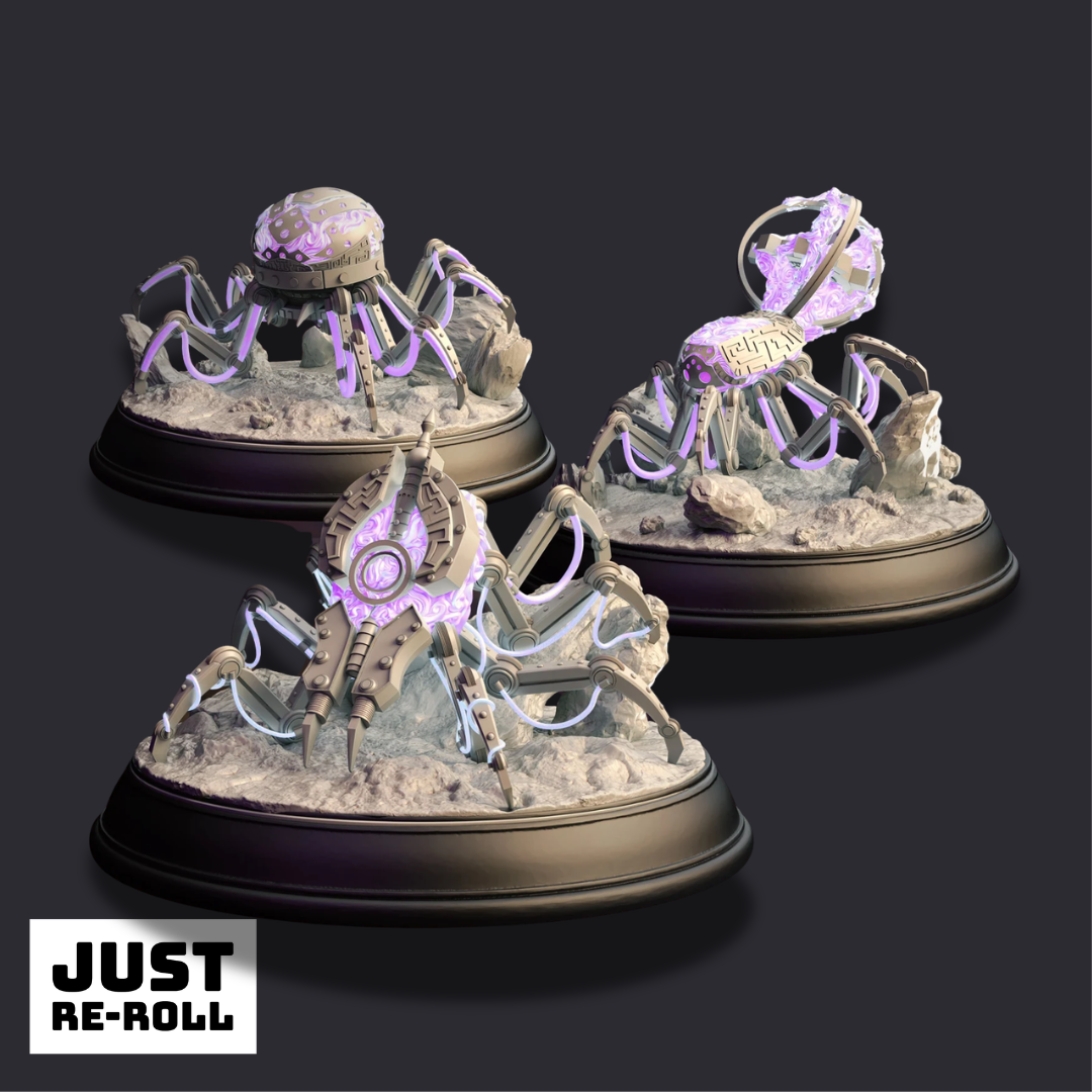 Netronid – Archano Arachnid - 3D Printed Monster Miniature