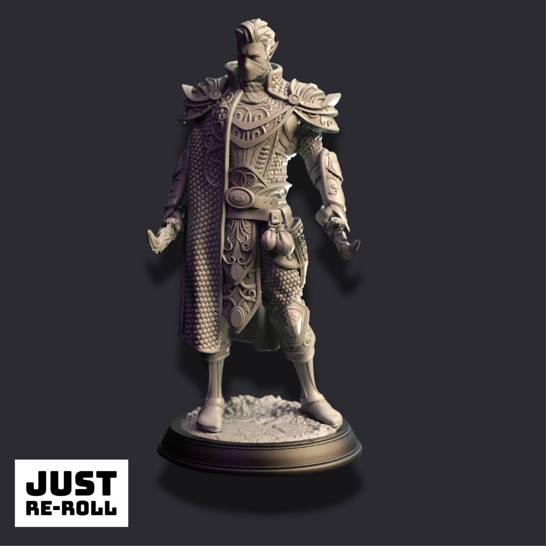 Erestian – Arcane Agent - 3D Printed Rogue Miniature