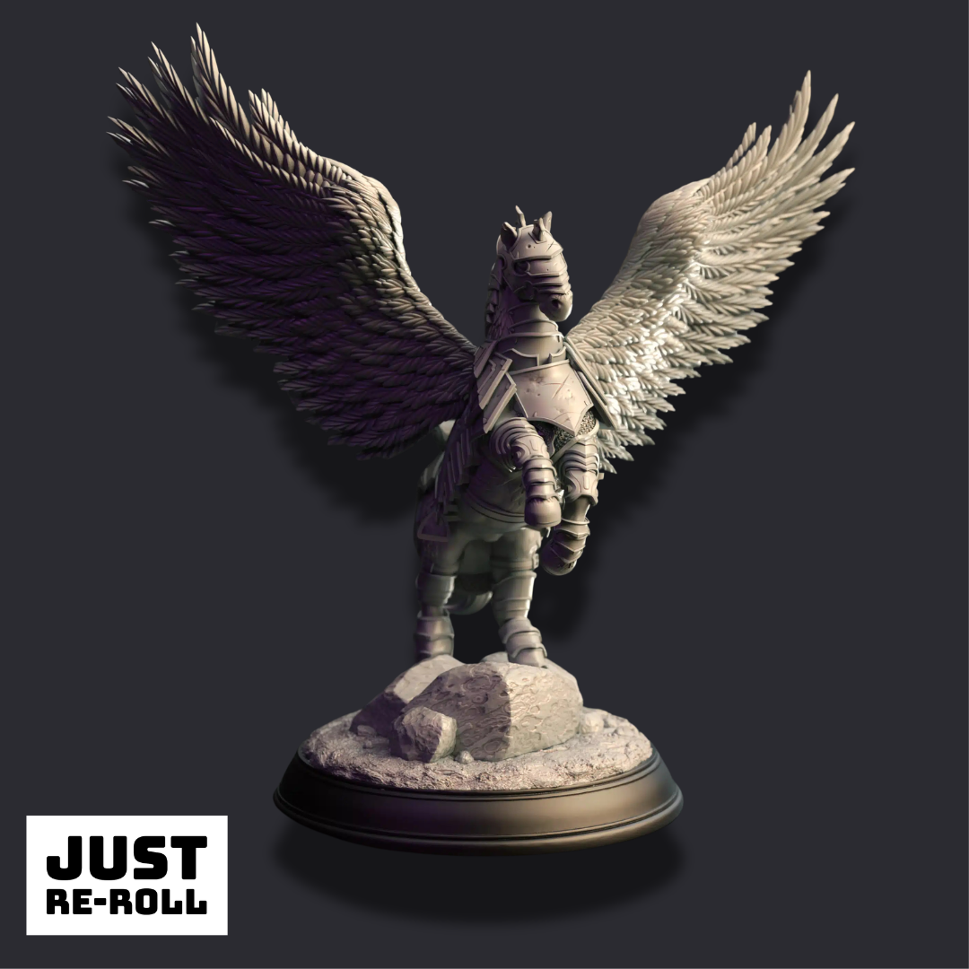 Myreni – Elite Pegasus - 3D Printed Monster Miniature