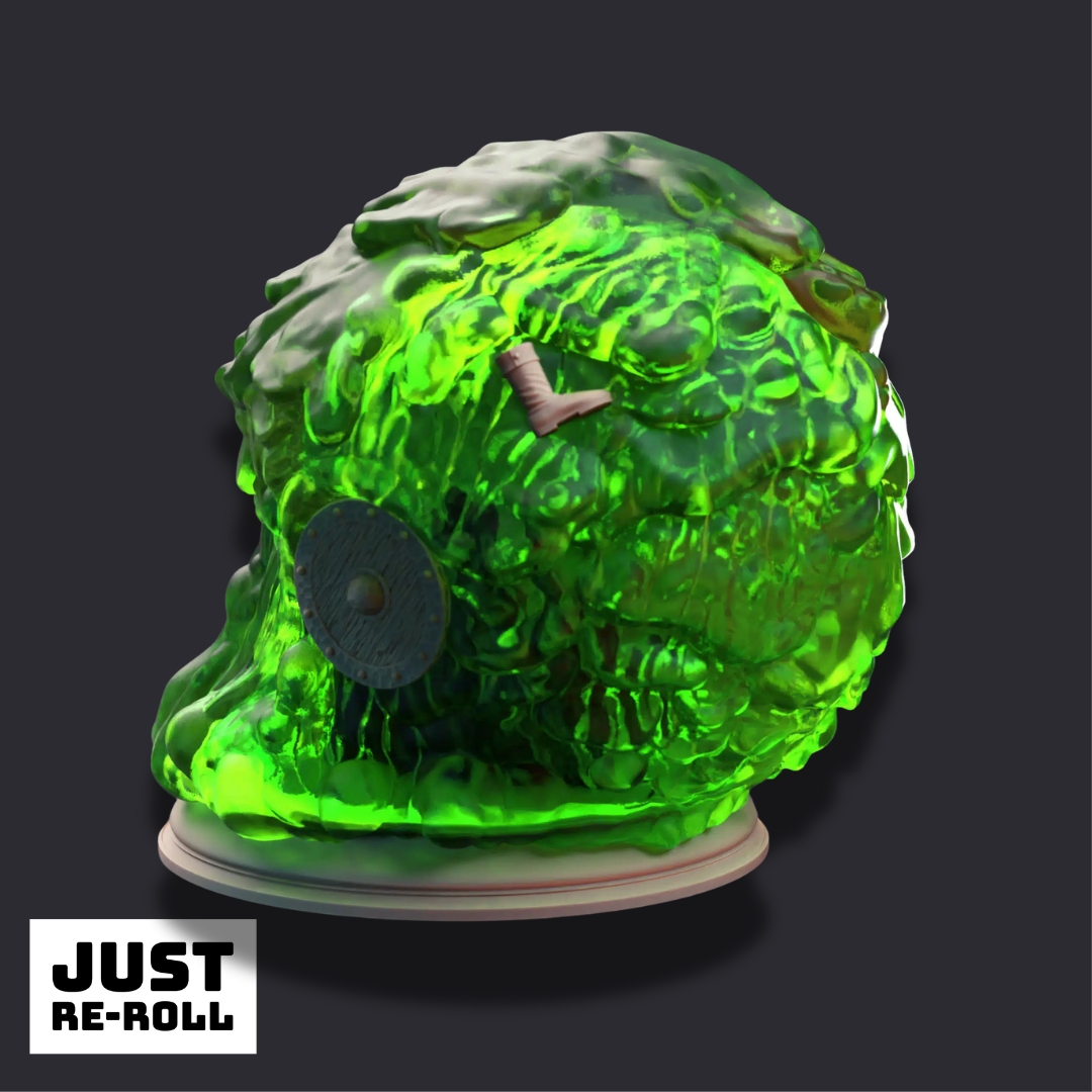 Gelatinous Sphere - 3D Printed Monster Miniature