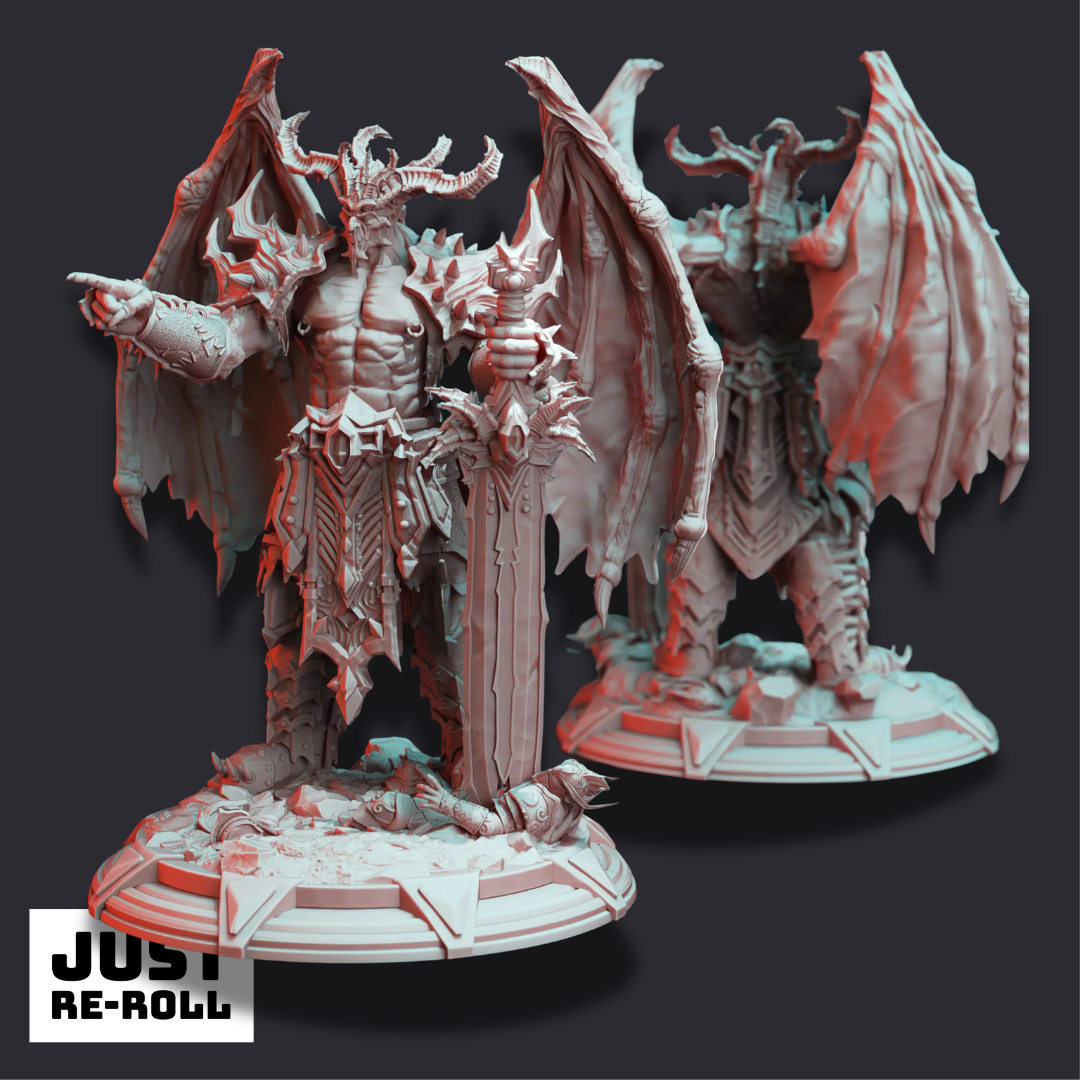 Kavaramon – Arch Devil of the Sixth Reverie - 3D Printed Monster Miniature