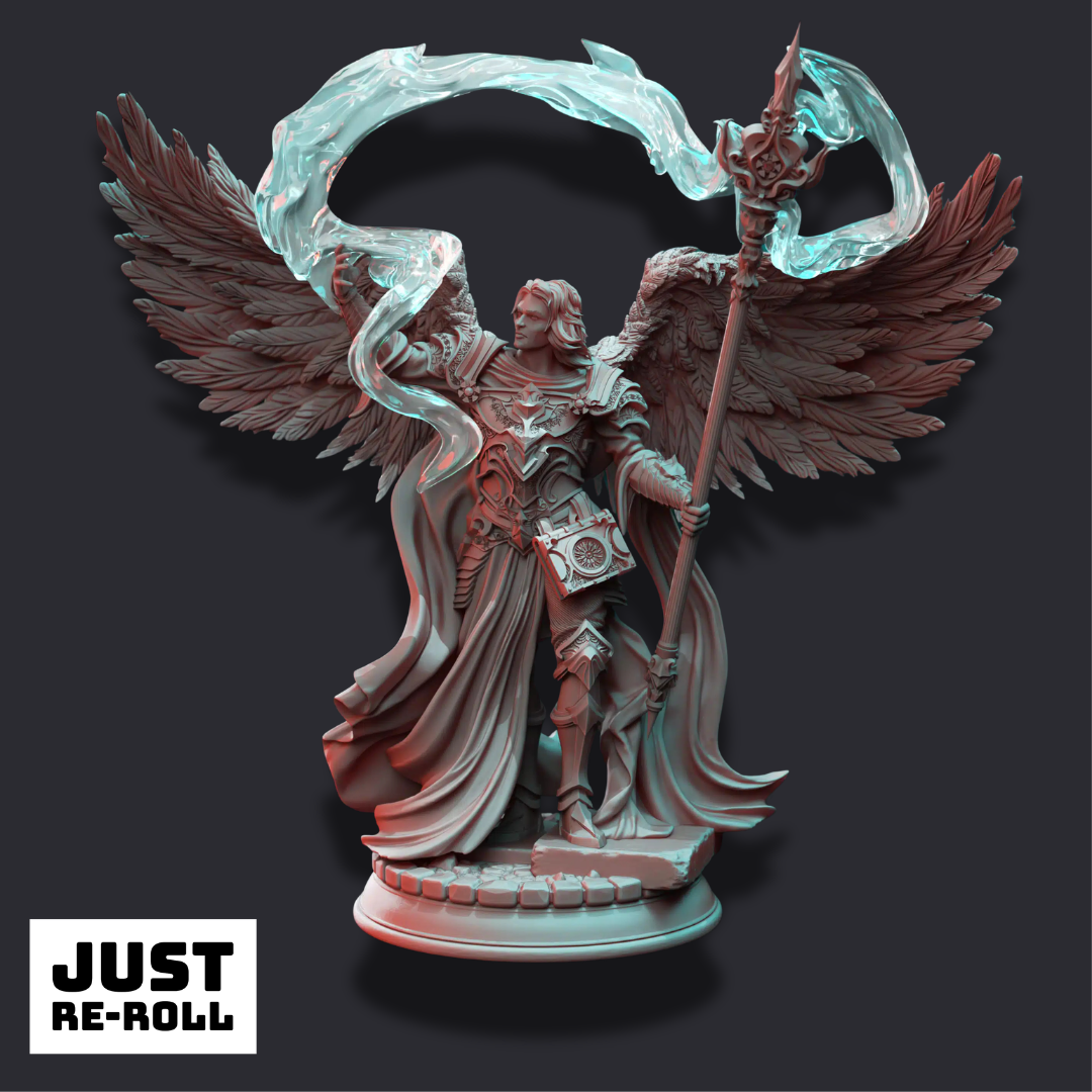 Tharavës – The Wise Warrior - 3D Printed Cleric Miniature