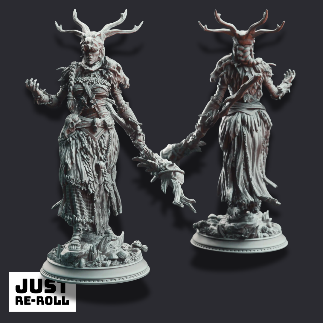 Turak’tali – Colossal Druid of the Valley - 3D Printed Druid Character Miniature