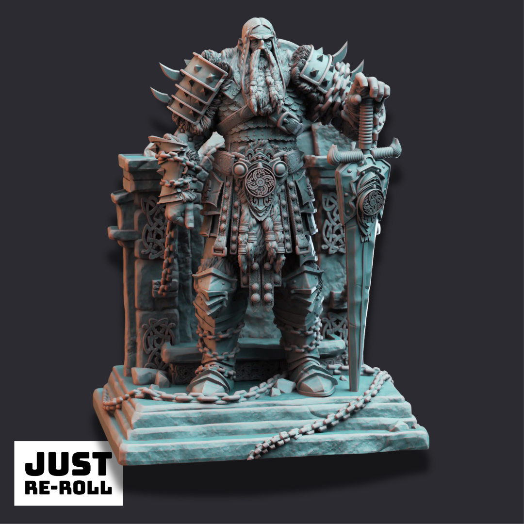 Vurimandi – The Entombed Giant King - 3D Monster Miniature