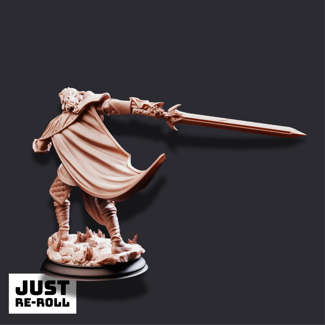 Illirian of the Lost Fleet – Spellsword Artificer - 3D Printed Artificer Miniature