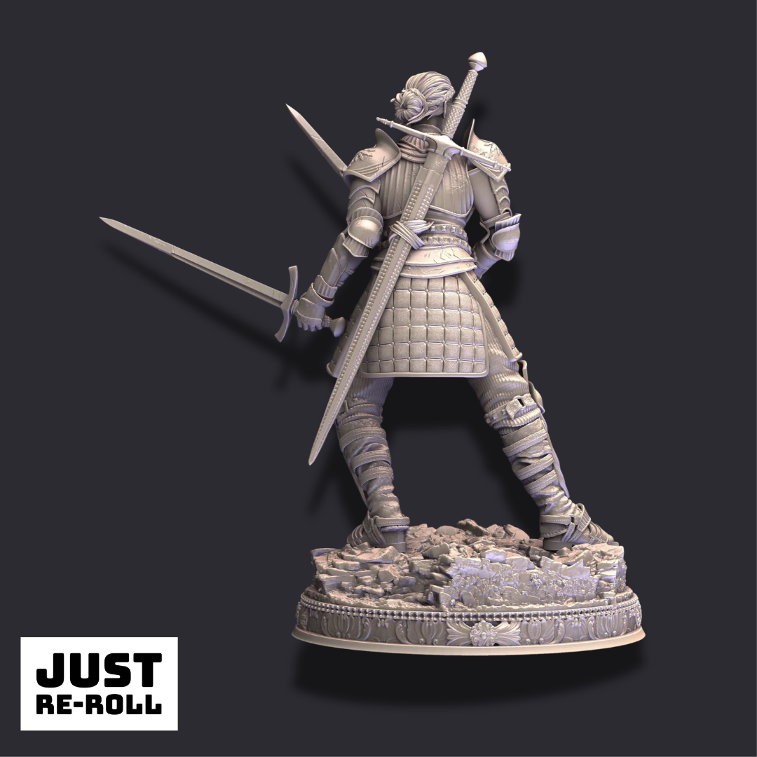 Vera Lanius – Marshall of the Realm - 3D Printed Fighter Character Miniature