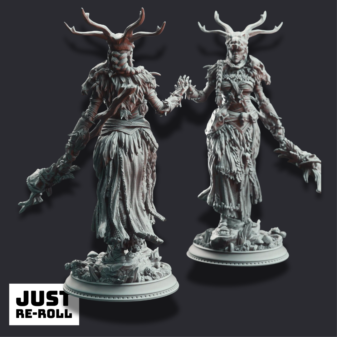 Turak’tali – Colossal Druid of the Valley - 3D Printed Druid Character Miniature