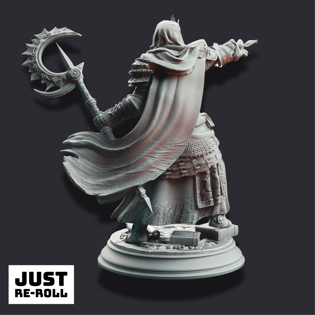 Bastian the Everknowing – Royal Psionic Master - 3D Printed Sorcerer Character Miniature