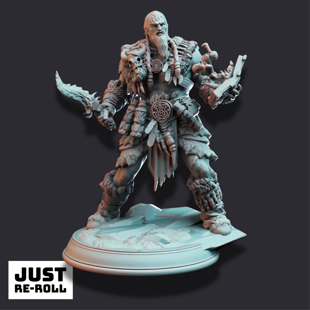 Raktavin – Colossal Blood Mage - 3D Printed Sorcerer Character Miniature