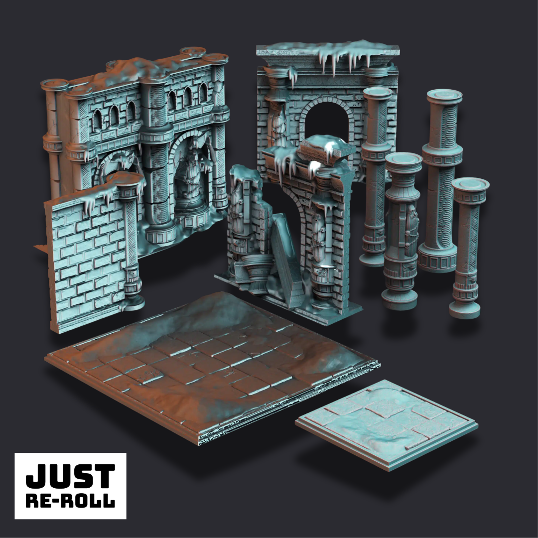 Halls of Khandara – 3D Printed Cemetery Terrain