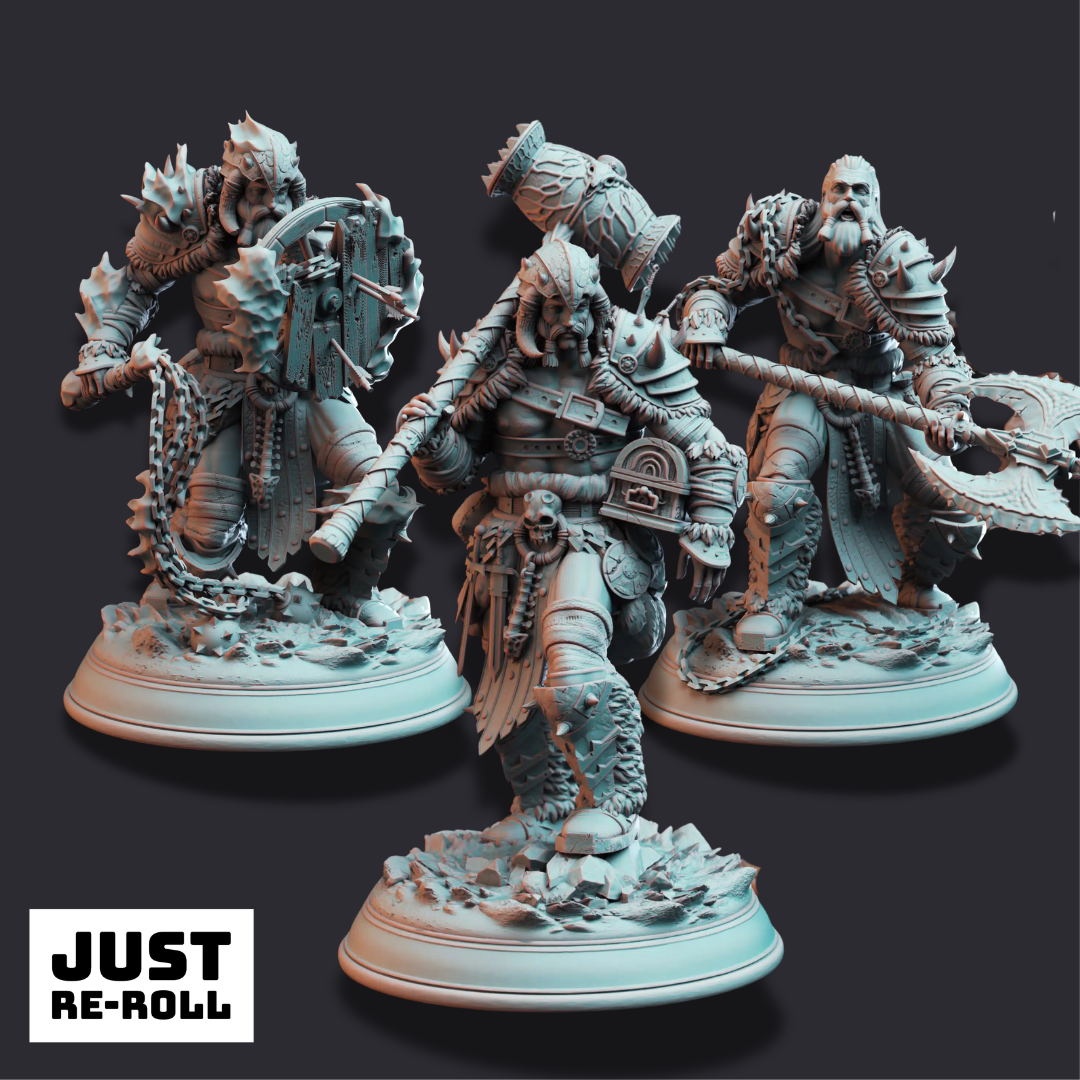 The Ugadrin – Snow Giants - 3D Printed Monster Miniatures