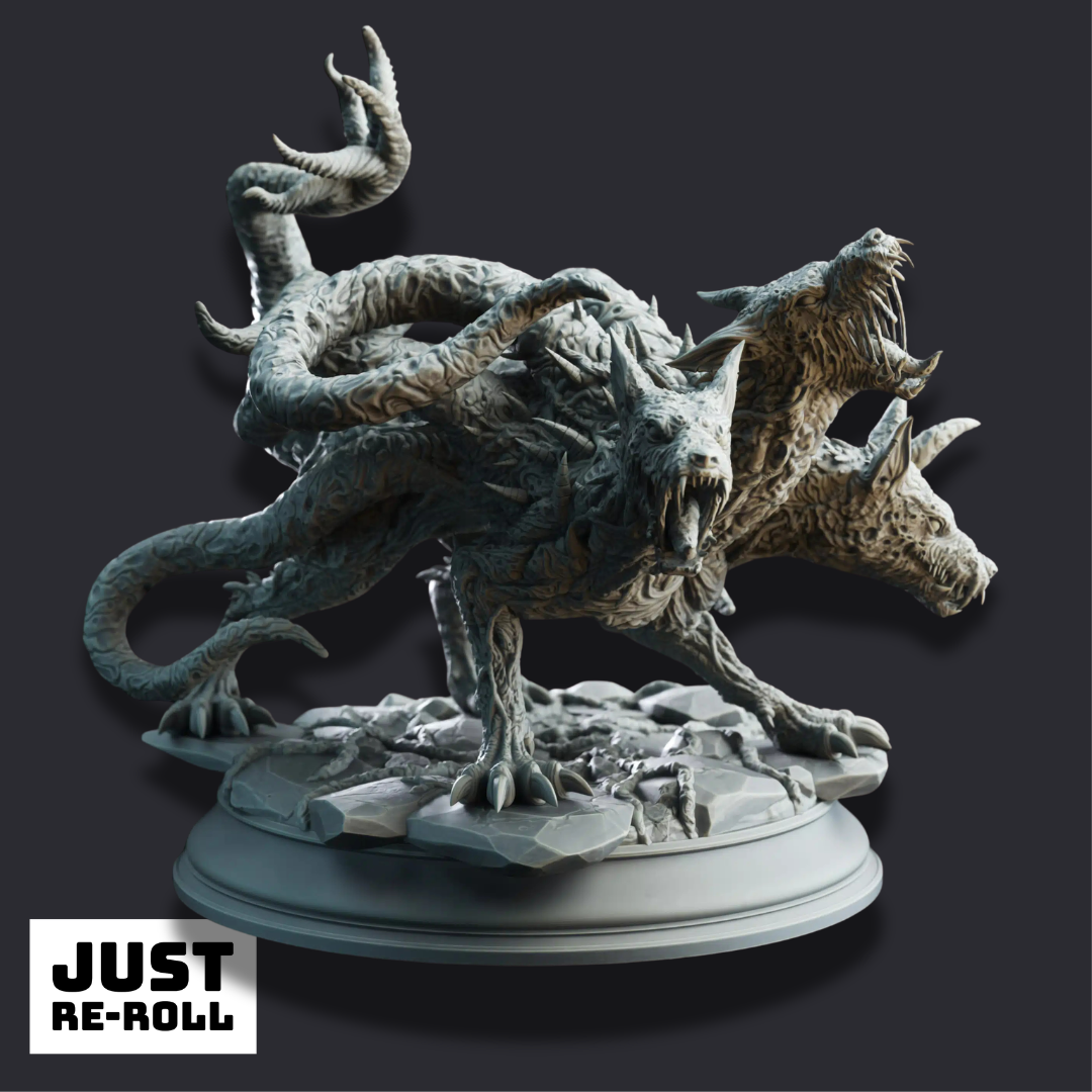Aberrant Hellhounds - 3D Monster Miniature