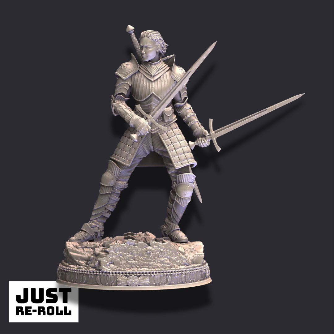 Vera Lanius – Marshall of the Realm - 3D Printed Fighter Character Miniature