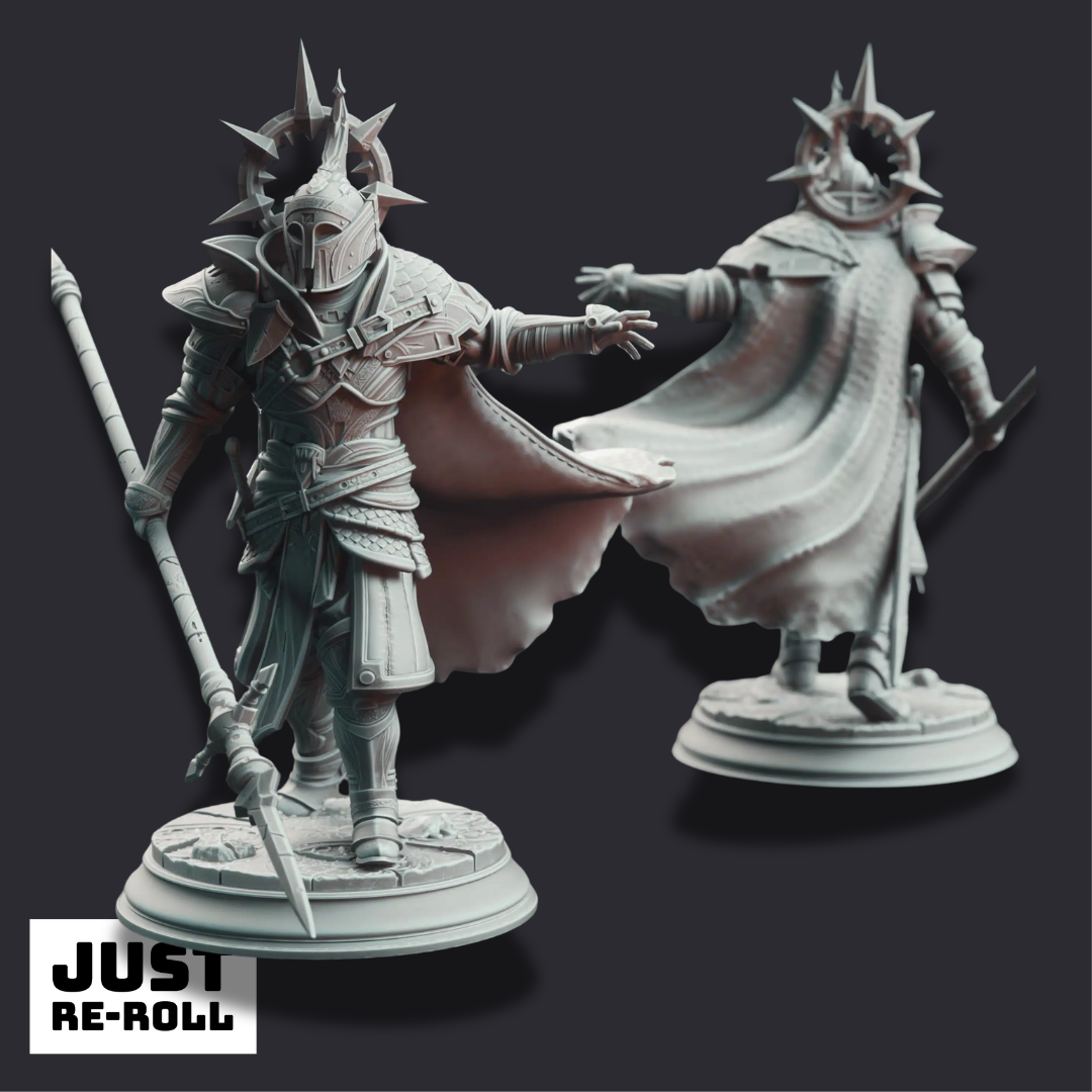 Roland the Dutiful – Duke’s Bodyguard - 3D Printed Fighter Character Miniature