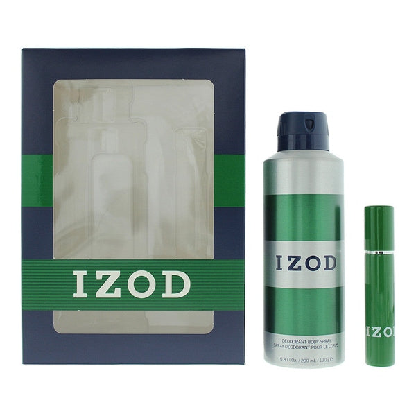Izod Red Gift Set 15ml EDT + 200ml Body Spray Men's Fragrance