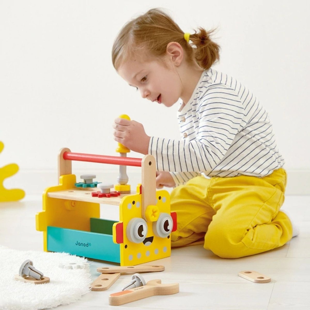 Janod Brico Kids Robot Tool Box
