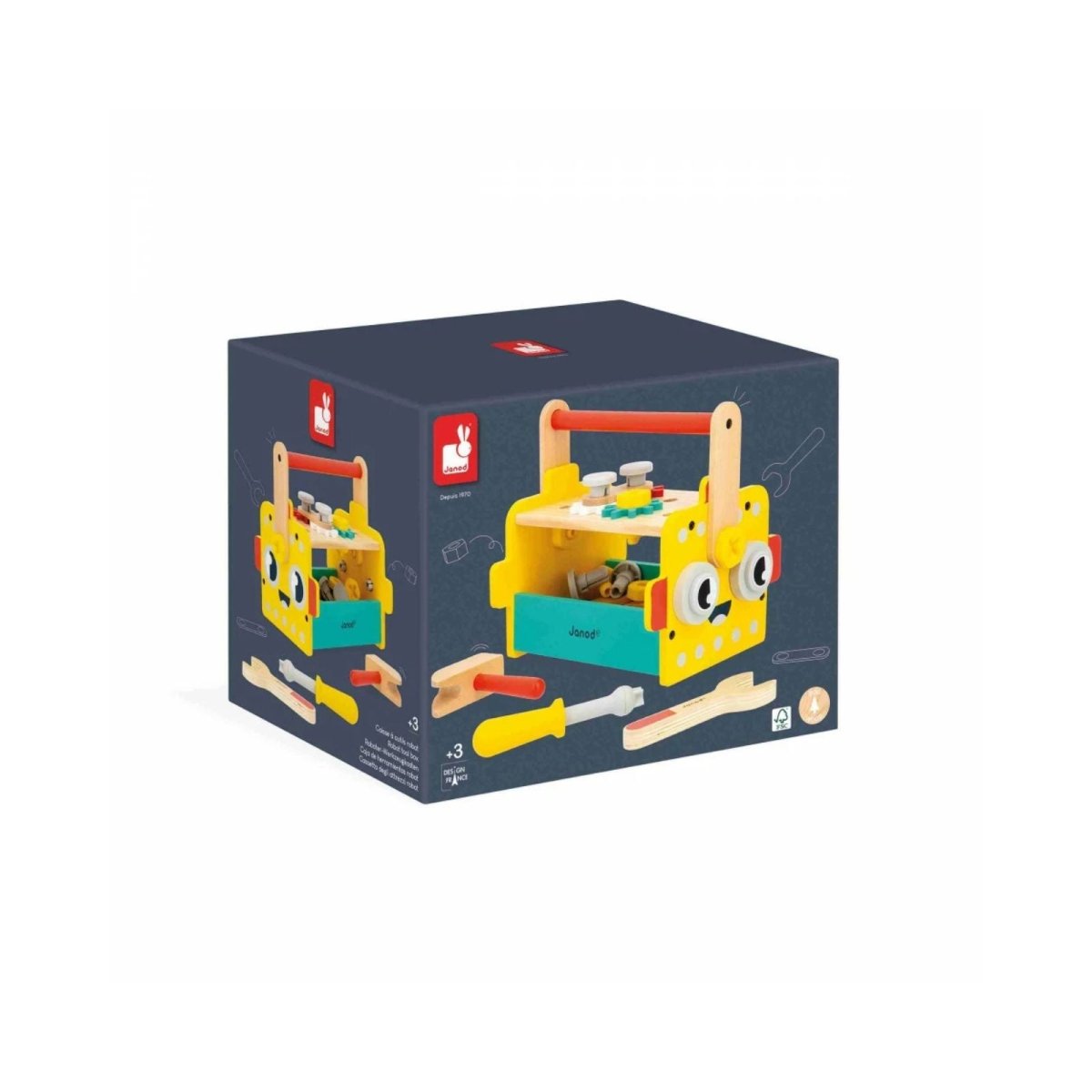 Janod Brico Kids Robot Tool Box