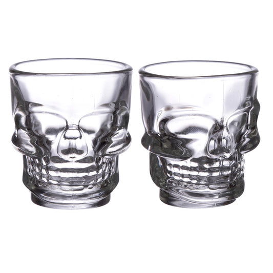 Shot Glass Set of 2 - Skulls (60ml)