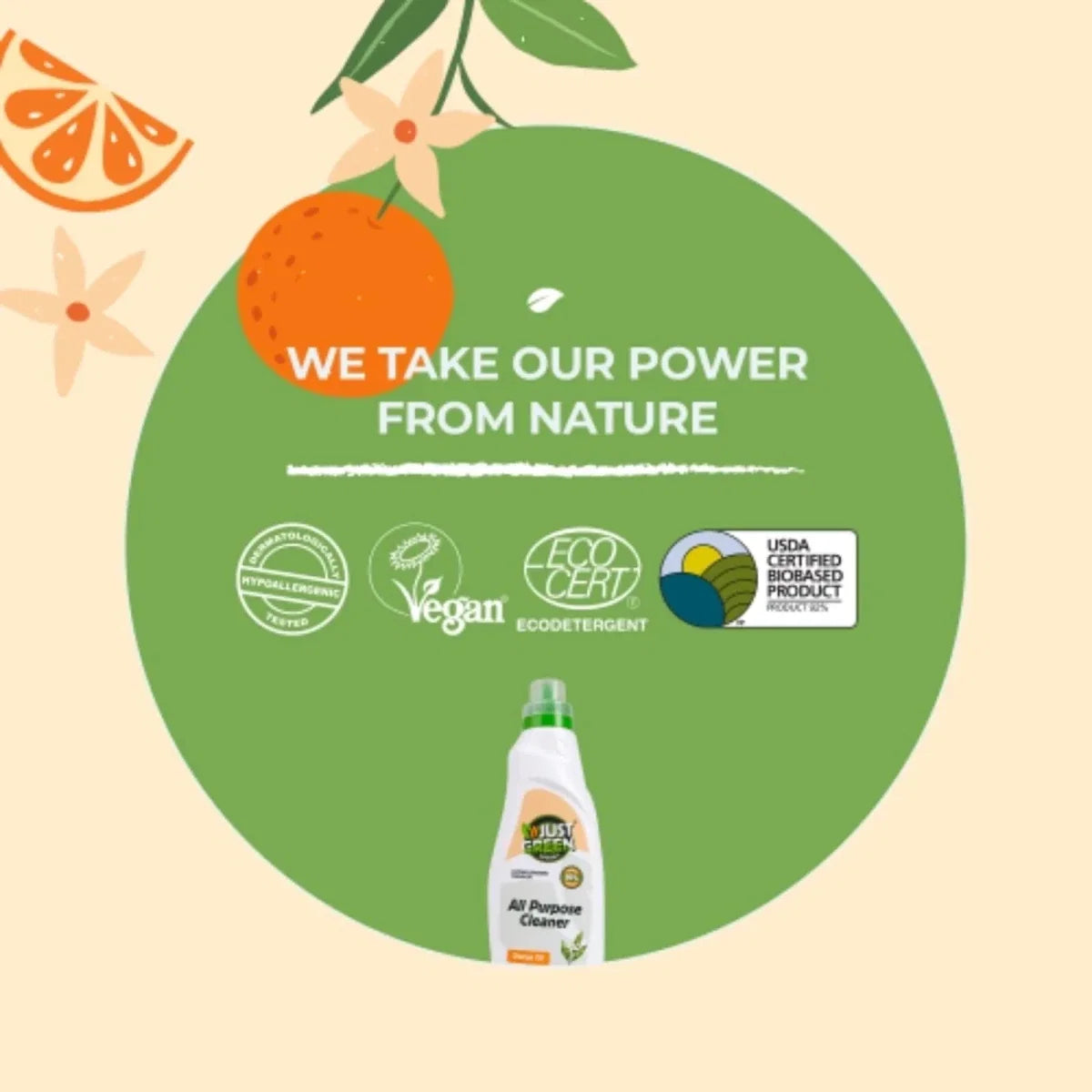 Just Green Organic All Purpose Cleaner 1000ml