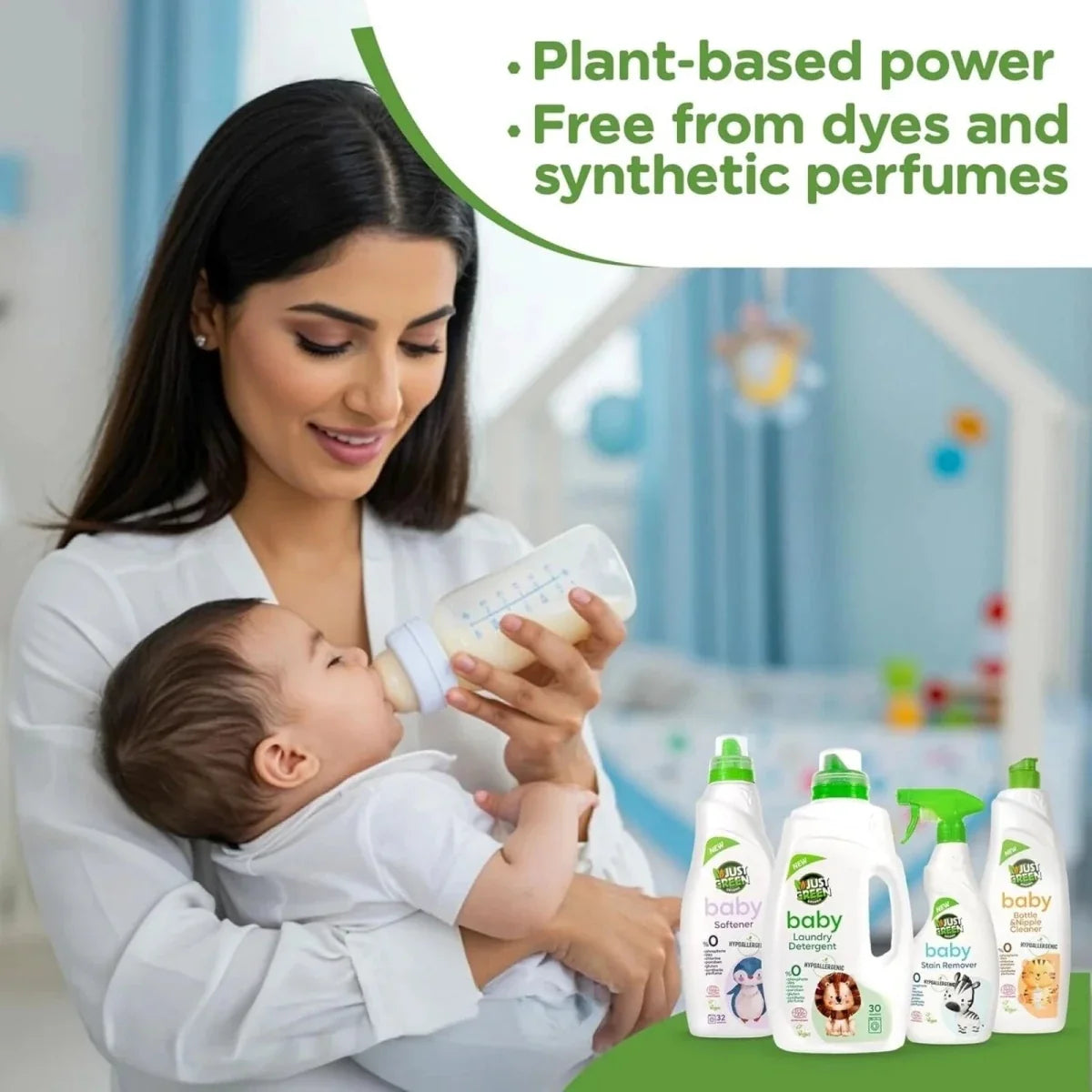 Just Green Organic Baby Bottle & Nipple Cleaner 750ml