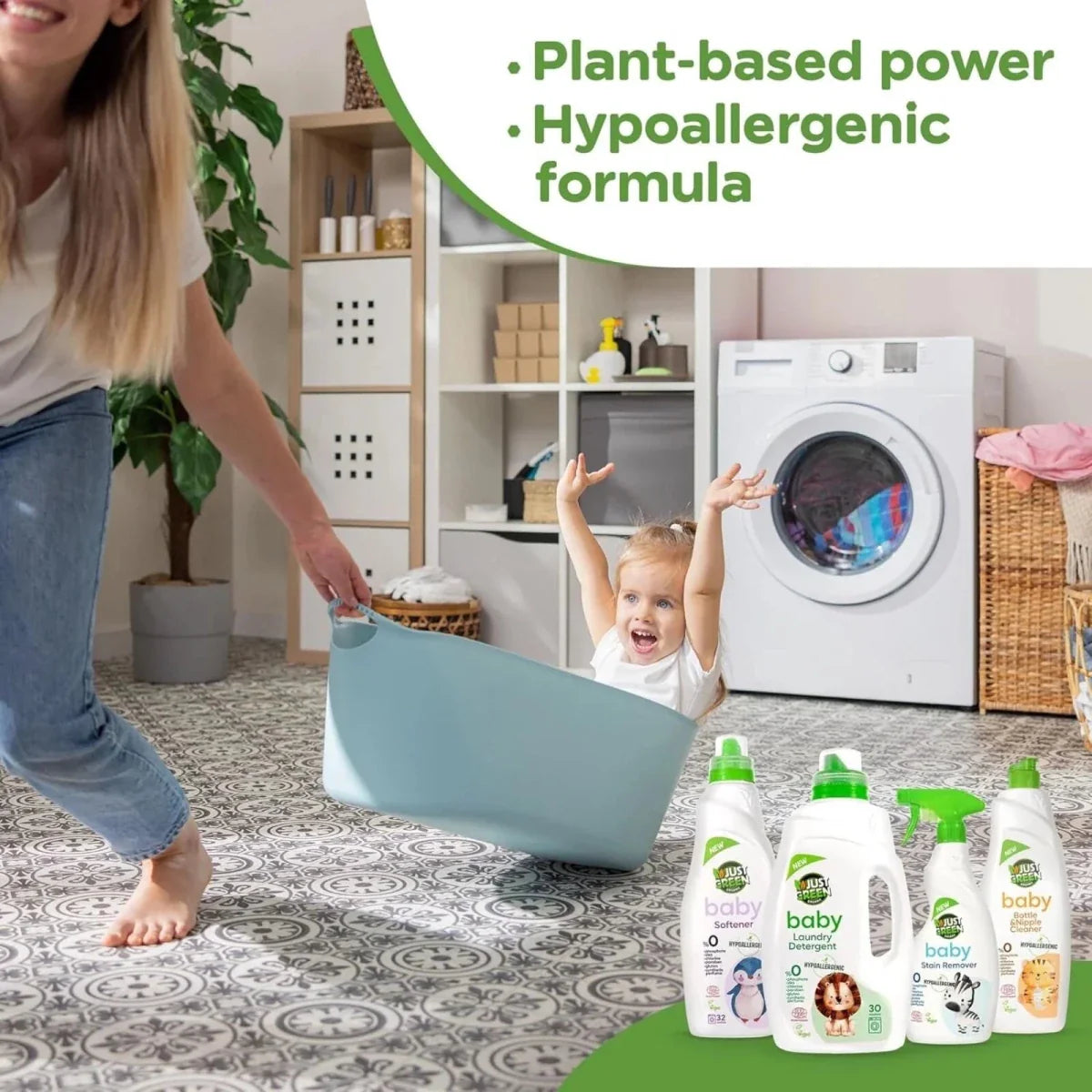 Just Green Organic Baby Laundry Liquid 1500ml