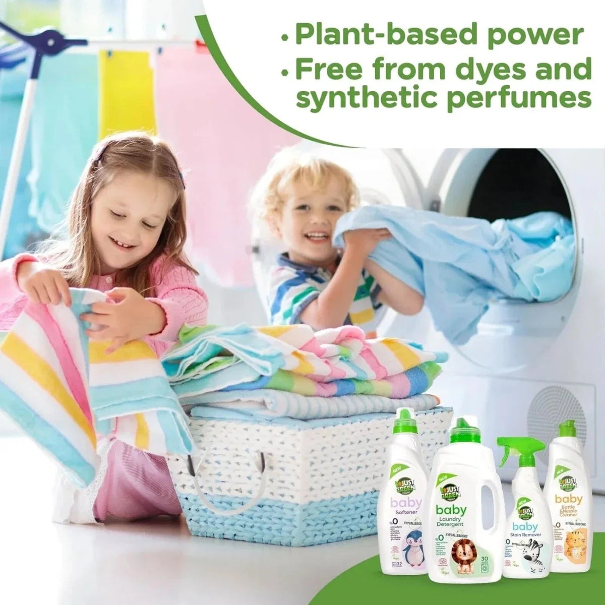 Just Green Organic Baby Laundry Softener 1000ml