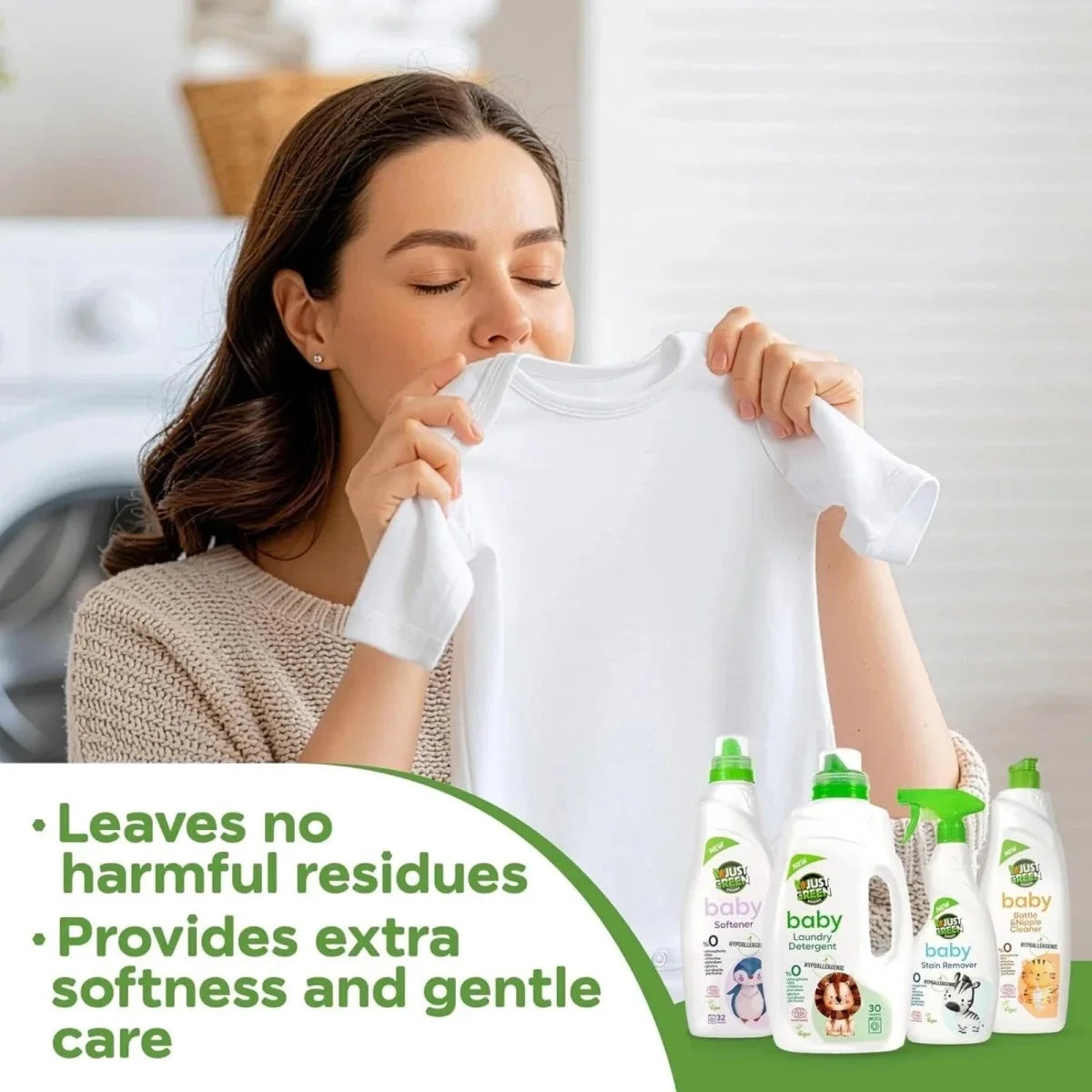 Just Green Organic Baby Laundry Softener 1000ml