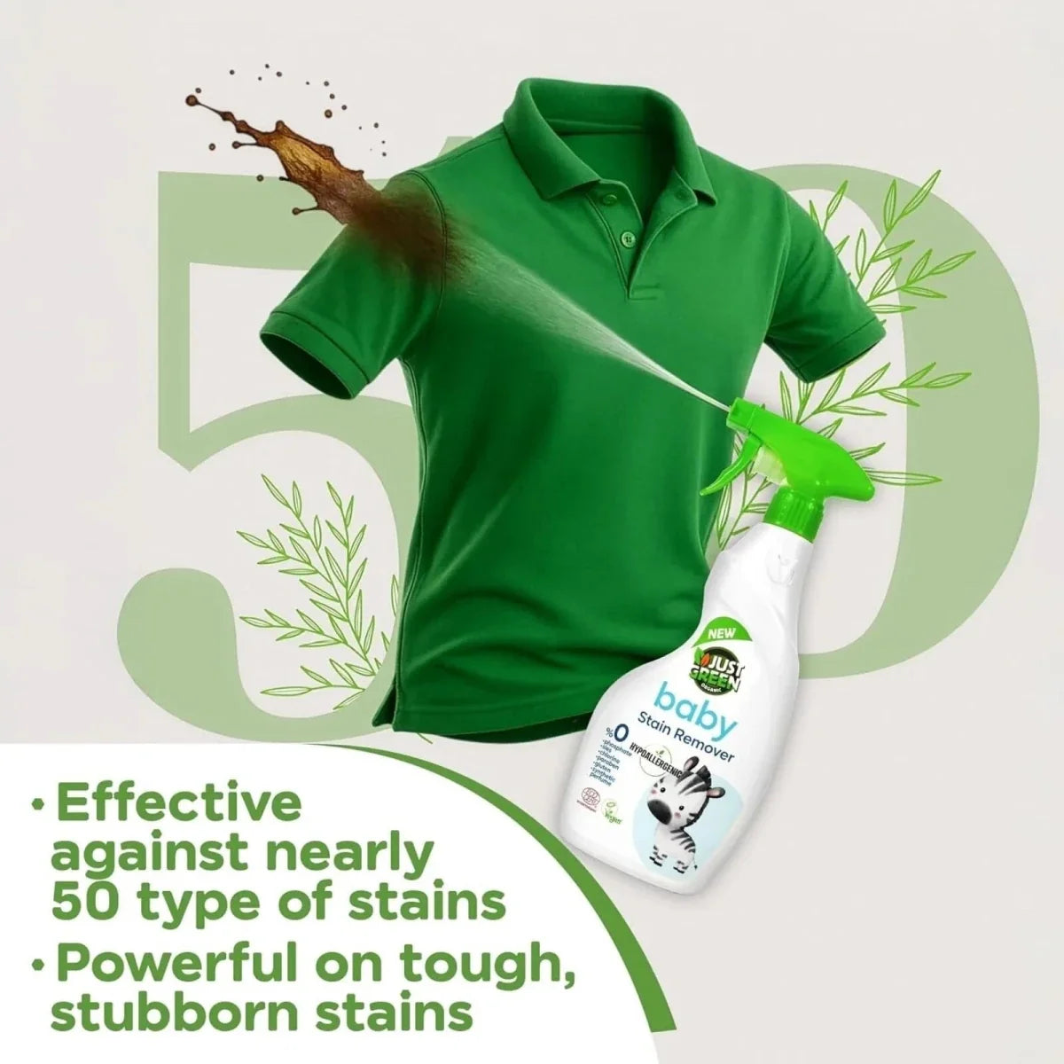 Just Green Organic Baby Stain Remover 500ml