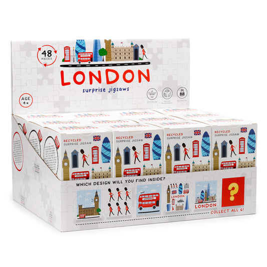 48pc Recycled Jigsaw Puzzle - London Souvenir Surprise