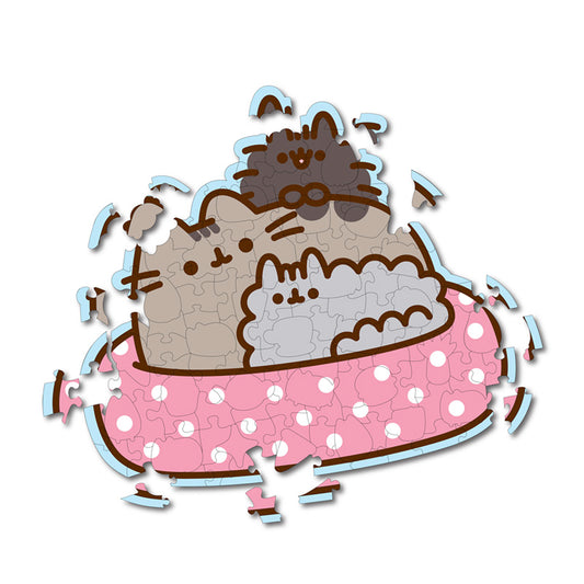 130pc Wooden Jigsaw Puzzle - Pusheen the Cat
