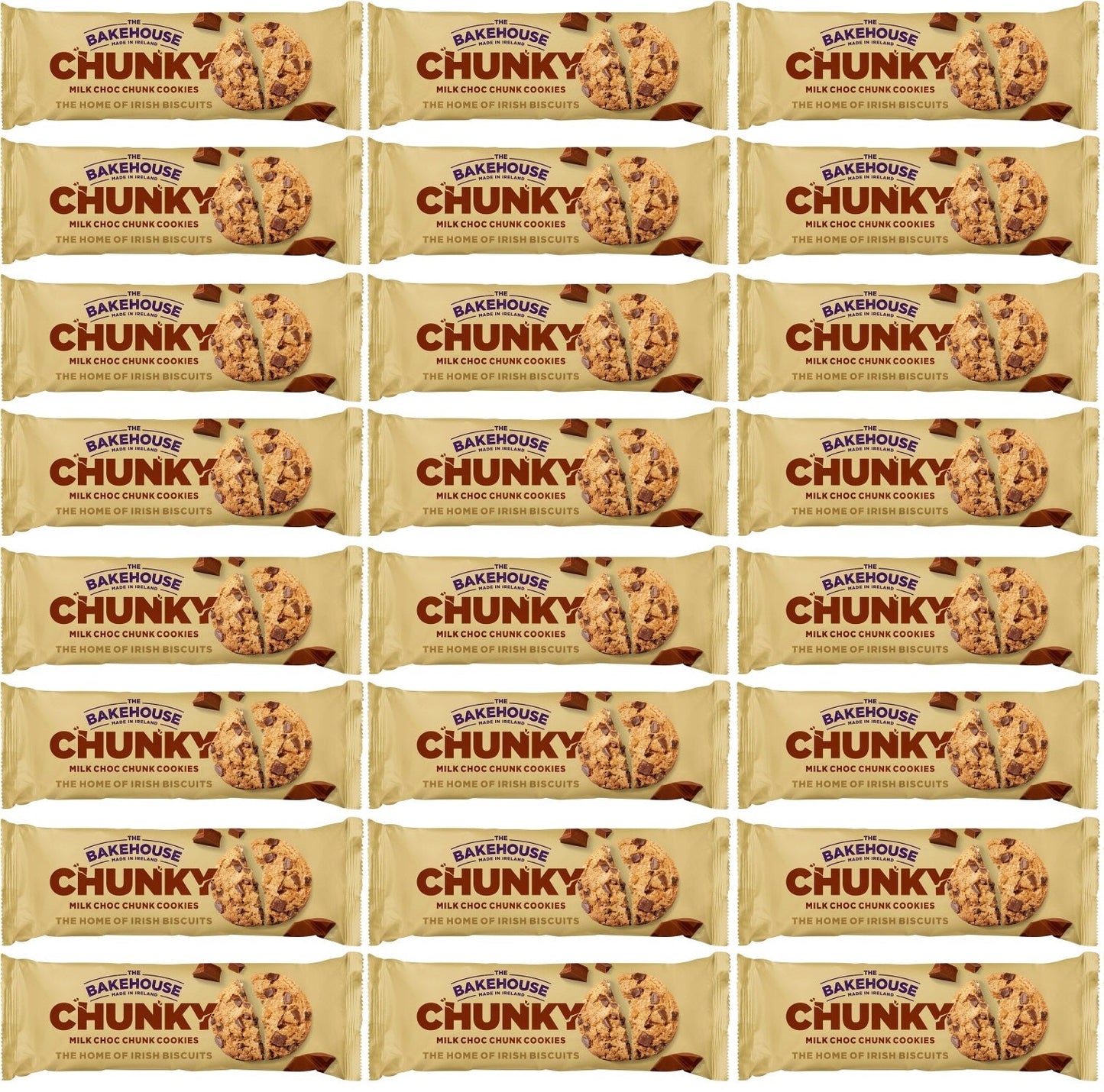 24 x The Bakehouse Milk Choc Chunk Cookies 40G