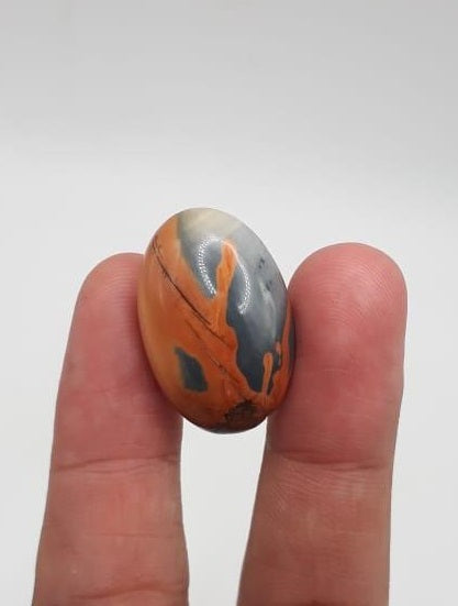 32.2ct Jasper - Maligano Jasper Cabochon - Jasper Maligano- 28x18mm