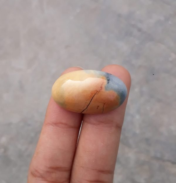 32ct Jasper - Maligano Jasper Cabochon - Jasper Maligano- 29x17mm