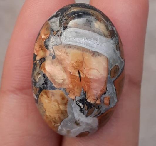 36.7ct Jasper - Maligano Jasper Cabochon - Jasper Maligano- 28x20.5mm