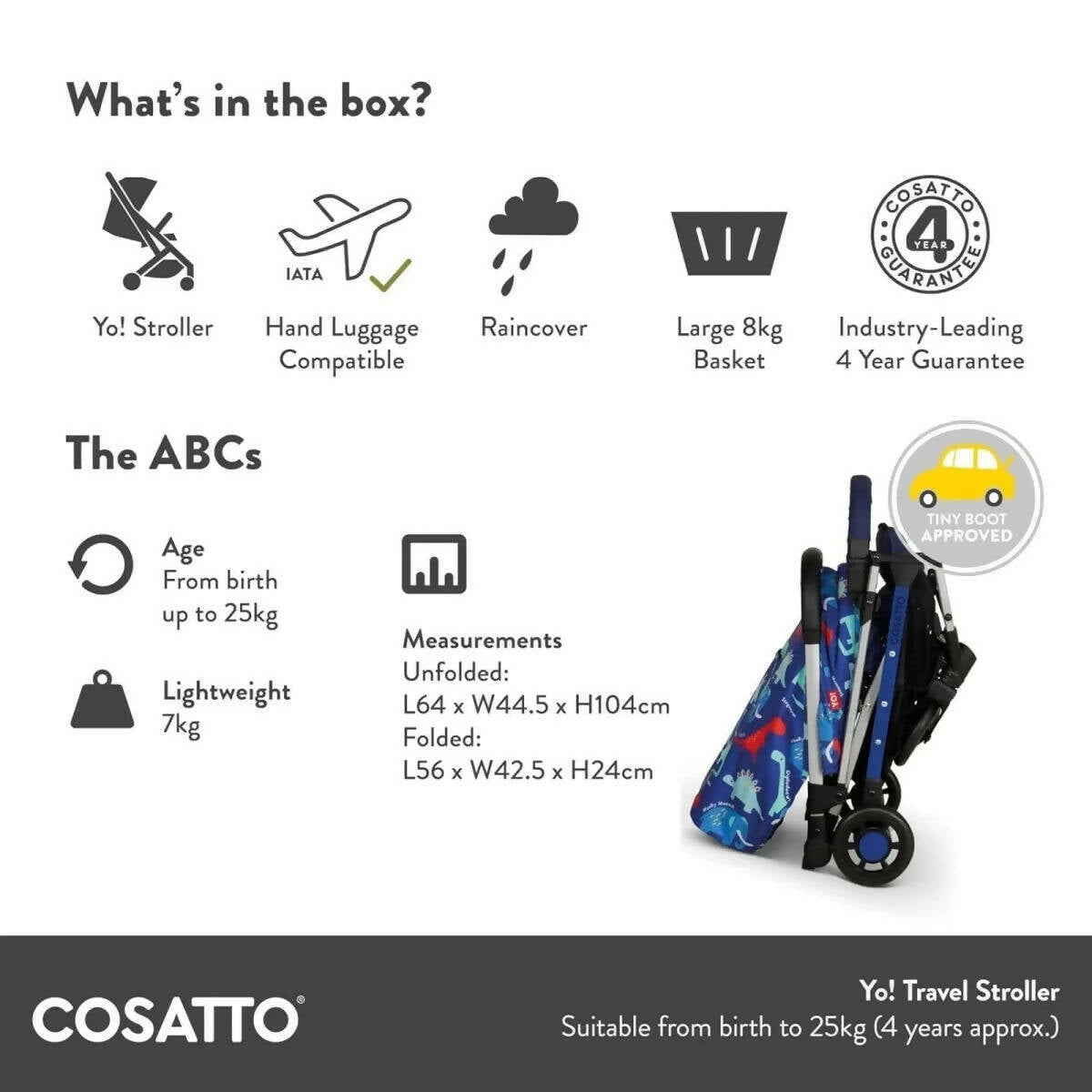 Cosatto Yo! Stroller - Hoglet